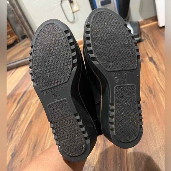 Bandolino Black Ankle Wedge Booties - Picture 6 of 6